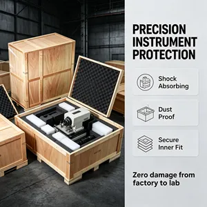 Large Heavy Equipment Wooden Crate Precision Instrument Protective Transport Case Export Reinforced <b>Shipping</b> <b>Box</b> - Product Image 4