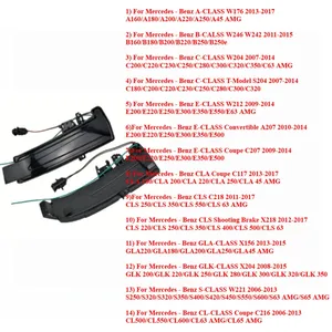 ไฟเลี้ยวกระจกมองหลัง StarNav สำหรับรถยนต์ Mercedes Benz W176 W246 W204 W212 พร้อมไฟ LED แบบไหล 2 ชิ้น ภายนอก - Product Image 1