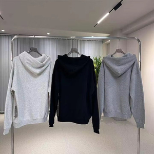 Felpe con Cappuccio di Alta Qualità in Cotone 100% Pesante, Streetwear con Stampa Floccata, Felpa Ess per Uomo e Donna - Product Image 3