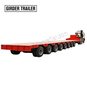 重荷重多軸9軸油圧リフティングサスペンションステアリングシステム搭載ローボーイセミトレーラー販売中 - Product Image 5