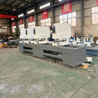Machine de fabrication de fenêtres et de portes Carter à 4 têtes avec PLC pour le soudage de profilés UPVC/PVC