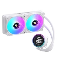 Refroidisseur de boîtier d'ordinateur de jeu Lovingcool, refroidisseur liquide AIO 360, logo personnalisé, affichage numérique, refroidisseur pour boîtier PC, échantillon disponible