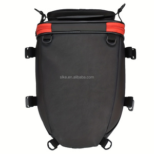 Sac à dos pour moto avec couverture anti-poussière et imperméable, serrure à code, sac à main, sac de siège arrière, sac de queue de moto - Product Image 3