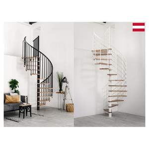 Escalier <span class=keywords><strong>en</strong></span> colimaçon moderne de haute qualité avec structure <span class=keywords><strong>en</strong></span> acier et marches <span class=keywords><strong>en</strong></span> bois pour projets d'hôpitaux, villas et appartements - Haute résistance 300 <span class=keywords><strong>lb</strong></span> - Product Image 6
