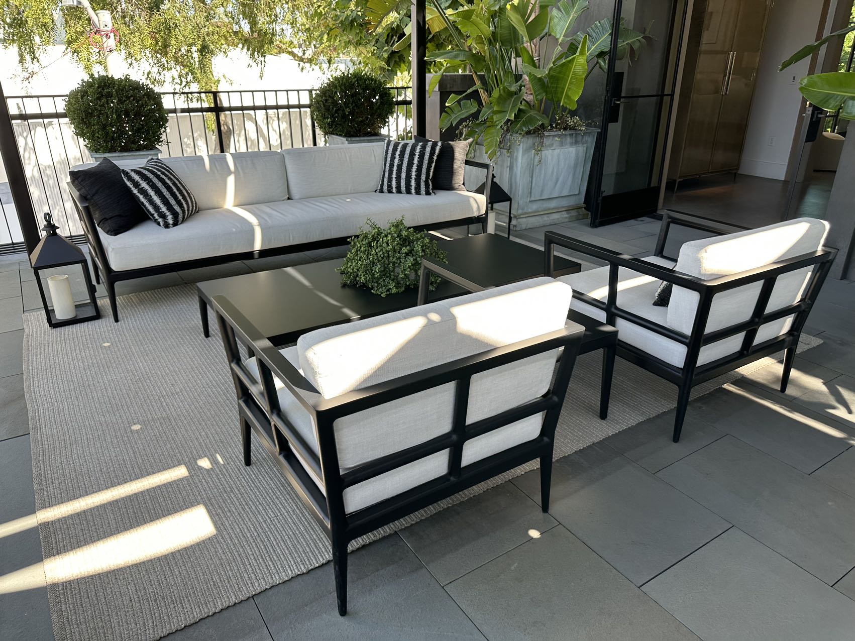 New arrival aluminum casting outdoor sofa set high-quality patio sofa set outdoor garden sofa