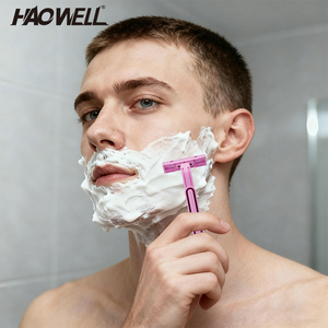 Maquinilla de Afeitar Económica de Dos Hojas, <span class=keywords><strong>Afeitadora</strong></span> Masculina Portátil y Económica, Mango Ligero Desechable, Hoja de Acero Inoxidable, Cabezal Fijo, Marca Personalizable - Product Image 6