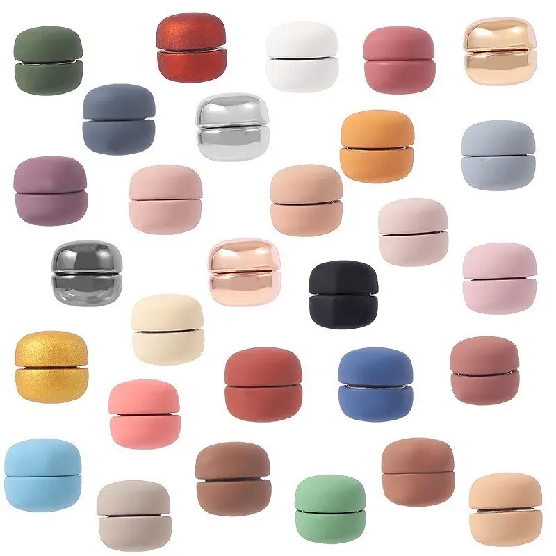 Wholesale Cheap 40 Colors No Snag Hijab Magnets Gold Silver Magnet Pins Hijab Muslim Accessories Scarf Pins