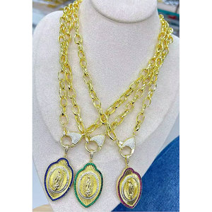 FM-LHN1605 Очаровательное ожерелье с подвеской в виде сердца/звезды - Product Image 5