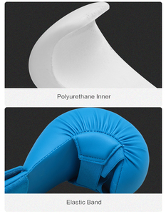 Wesing WKF Approved <strong>Karate</strong> Mitts Pu Leather <strong>Karate</strong> <strong>Gloves</strong> Without Thumb - Product Image 6