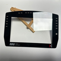 Équipement médical personnalisé, cadre noir, verre trempé sérigraphié, protection d'écran tactile