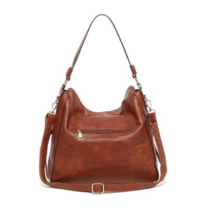 Sacs en PU pour femmes de haute qualité et durables 2025, sacs à main personnalisés à la mode avec fermeture éclair et broderie de luxe - Product Image 1