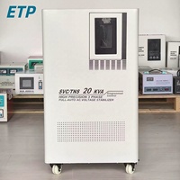 Régulateur de tension statique triphasé SVC/TNS en cuivre, entrée 280V-430V, sortie 380V, haute précision, pour équipement commercial et industriel