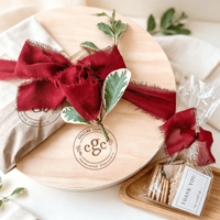 Boîte cadeau en contreplaqué jetable personnalisée pour l'emballage de détail, petits contenants de luxe pour gâteaux et sandwichs/salades avec logo personnalisé