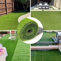 Gazon artificiel d'automne, pelouse synthétique, tapis d'herbe artificielle pas cher pour l'aménagement paysager du jardin