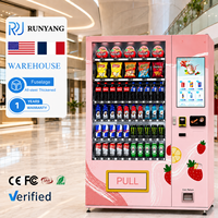 Máquina Expendedora Inteligente RUNYANG Personalizada con IA para Bebidas, Aperitivos y Refrescos, para Exteriores