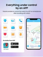 Reloj Inteligente para Niños con Android 4G SIM, Entrega Rápida, Posicionamiento LBS+WiFi, Responde Llamadas, Resistente al Agua IP65, Batería de 600 mAh, Pantalla IPS de 1.44 Pulgadas