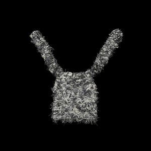 หมวกบีนนี่ไหมพรมถักลายกระต่ายปีศาจหูยาวแบบวินเทอร์อุ่นๆ สไตล์ดิสเทรส พร้อมหูกระต่าย - Product Image 5