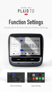 เครื่องเล่นดีวีดีในรถยนต์เครื่องเล่นวิดีโอคาร์เพลย์สำหรับเทสลารุ่น3 /<span class=keywords><strong>y</strong></span> หน้าจอความบันเทิงด้านหลัง - Product Image 5