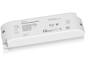 Driver LED à tension constante PWM à 1 canal SKYDANCE <span class=keywords><strong>TE</strong></span>-40-12 12V Triac, alimentation variable pour bande LED monochrome - Product Image 3