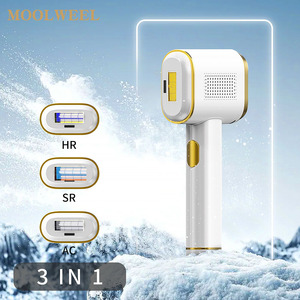 Moolweel T023K Máquina IPL Profesional para Mujeres/Hombres, <span class=keywords><strong>Depiladora</strong></span> Láser Facial de Zafiro con Enfriamiento de Hielo, Portátil para Uso en Casa - Product Image 2