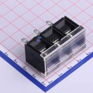 KF78H-13.0-3P Barrier Terminal Block Through hole Component (THT),P=13mm Connector With Cover Plate 13mm 1x3P Straight Pin - Product Image 1