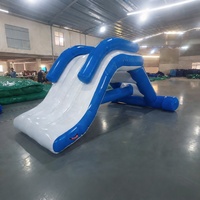 Toboggan aquatique gonflable de qualité commerciale en PVC pour usage domestique, mini toboggan gonflable pour piscine pour enfants