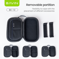 Sac de rangement pour accessoires électroniques de voyage portable en peluche imperméable avec fermeture éclair BAVIN BE12 Eva