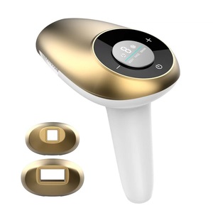 Épilateur à <span class=keywords><strong>lumière</strong></span> <span class=keywords><strong>pulsée</strong></span> IPL 3 en 1 doré avec modes HR/SC/RA et 9 niveaux de puissance pour tout le corps - Product Image 1