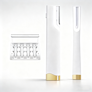 <span class=keywords><strong>Rasoir</strong></span> de décapage <span class=keywords><strong>facial</strong></span> rechargeable <span class=keywords><strong>pour</strong></span> l'épilation, en acier inoxydable, outil de dermaplaning sonique <span class=keywords><strong>pour</strong></span> femmes, visage avec lames de rechange - Product Image 1
