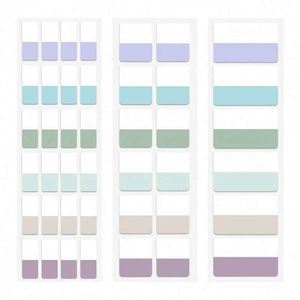 240/120/60 PCS Marque-pages autocollants multicolores répositionnables pour pages, notes de lecture - Product Image 1