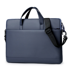 High Quality Customization 15 Inch Genuine <b>Leather</b> Custom Printed Logo <b>Bags</b> Covers for Unisex Men's Casual <b>Laptop</b> <b>Bags</b> - Product Image 5