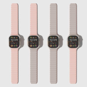 Bracelet magnétique réversible en silicone breveté CM pour <span class=keywords><strong>Apple</strong></span> <span class=keywords><strong>Watch</strong></span> Ultra et séries 11, 10, 49 mm / 46 mm / 45 mm / 44 mm / 42 mm - Product Image 3