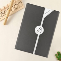 Carnet de notes promotionnel en cuir personnalisé A5 avec fermeture magnétique, journal de bureau, agenda 2027