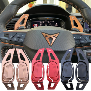 Palanca de Cambios para Volante de Coche, para <span class=keywords><strong>Cupra</strong></span> <span class=keywords><strong>Formentor</strong></span>, LEON, Ateca 2021 <span class=keywords><strong>2022</strong></span> 2023 2024 2025, Estilo DSG, Extensión de Aluminio - Product Image 1