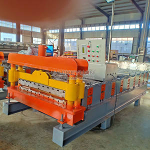 Rollo intermitente de acero de aluminio, máquina formadora de rollo de borde embellecedor de techo de metal, diseño popular, máquina de borde de goteo de techo con ángulo en V - Product Image 3