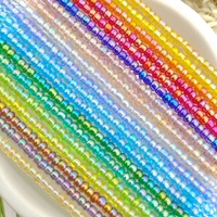 Perles de rocaille en verre rondes colorées en gros d'usine 2mm/3mm/4mm Marque DGM pour la fabrication de bijoux et bracelets