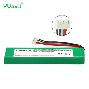 Yuboli bateria de lítio recarregável, 7.4v 5500mah para jbl xtreme gsp0931134