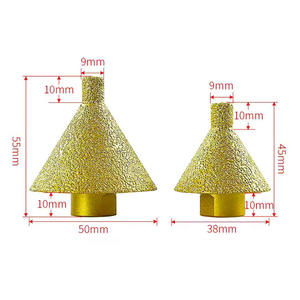 Foret à chanfreiner diamanté M10/M14, foret central, poinçon de forage, expansion, carrelage, céramique, chanfreinage, trous, finition, filetage - Product Image 6