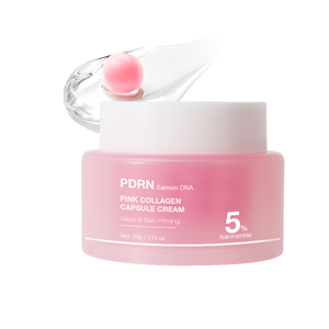 OEM Regenerating Repairing Firming Lifting Nourishing Anti Wrinkle Hydration Pink PDRN Salmon DNA Collagen Capsule <b>Face</b> Cream - Product Image 1