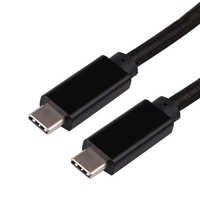 10Gbps Super Speed USB 3,1 Tipo CM a CM Con IC Chip 10G 100W USB C a C Cable Datos de alta velocidad