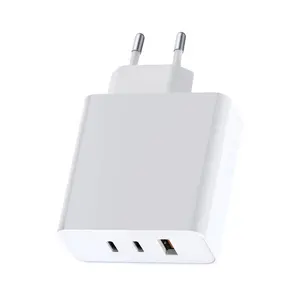 65W 3-Port GaN Charger US/EU/UK/AU/KR Travel Charger Multi Function PD Power Adapter For Laptop Mobile Phone