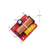 Filtre passe-bas passif professionnel aigus basse haut-parleur diviseur de fréquence Audio réseau croisé 2 voies 100W carte D226