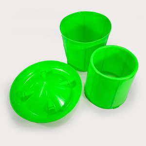<b>Plastic</b> Round Feed Trough Green Automatic Pan Feeder For Chickens Poultry Feeding <b>Bucket</b> 1540 - Product Image 1