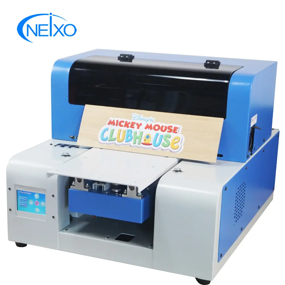 Kualitas Tinggi A4 UV Flatbed Printer untuk DIY Kayu Ornamen
