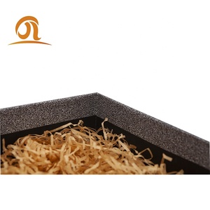 Cajas de joyería Cajas de regalo de papel de tamaño personalizado Cajas de pulsera de cartón natural con rafia llena - Product Image 6