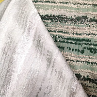 Matériau textile métallisé, tissu jacquard en brocade métallique pour rideau, 1 pièce