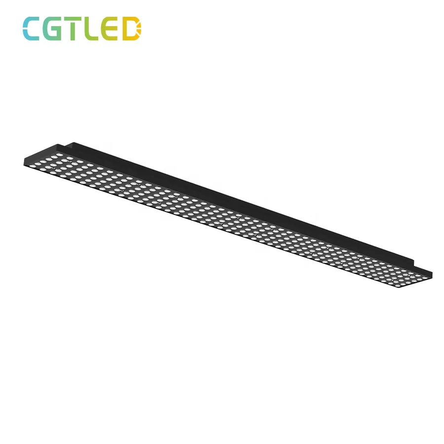 CGT современный светодиодный потолочный светильник 36 Вт 42 Вт 3-CCT DIP Switch спальня Светодиодный линейный потолочный светильник для столовой офиса