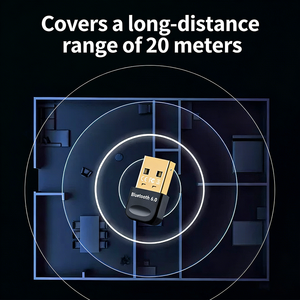 Adaptador USB Bluetooth 6.0, Mini <span class=keywords><strong>Dongle</strong></span> USB Inalámbrico para PC, Altavoz, Teclado, Ratón, Controlador de Juegos - Product Image 6