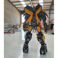 Sculptures de Transformers Bumble Bee de haute qualité à vendre, grandes sculptures en résine d'anime de dessin animé, sculptures sur pied
