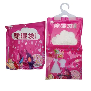 Cute Hanging Type Moisture Absorber Bag 230g Calcium Chloride Desiccant for Home Drying
